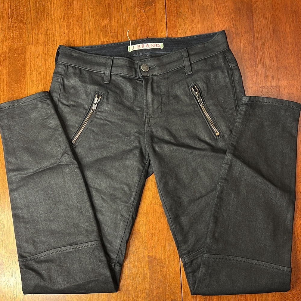 J Brand Women’s “Agnes” Skinny Jeans in Stealth Black - Picture 3 of 8